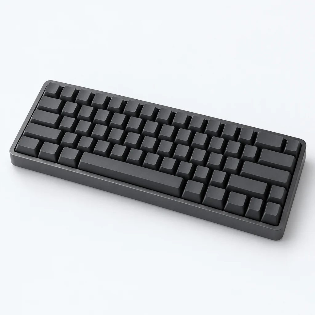 Compact Keyboard in graphite, fictional demonstration product