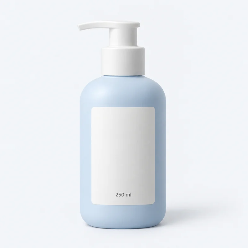 Body Lotion, 250 ml package on a pale studio background