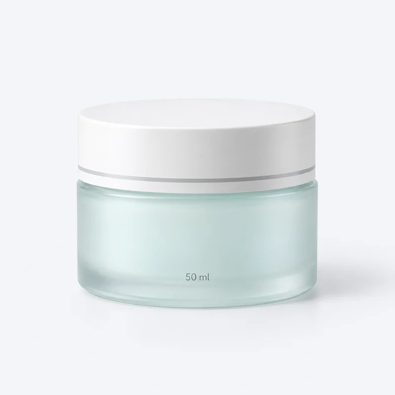 Light Gel Moisturiser, 50 ml package on a pale studio background