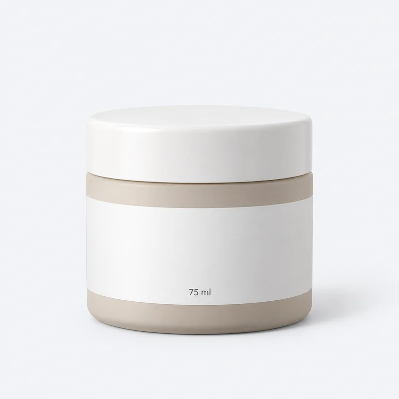 Rich Face Cream, 75 ml package on a pale studio background